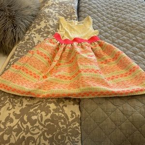 Multi-colored pink/cream dress size 8 by Blush